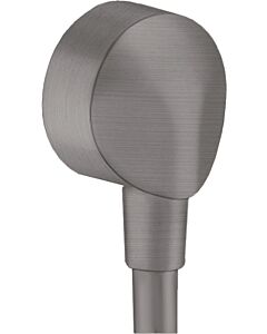 hansgrohe Fixfit connexion E tuyau 27454340 DN 15, sans dispositif anti refoulement, chrome noir brossé