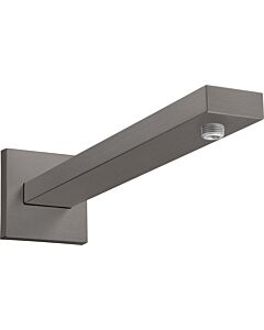 hansgrohe bras de Rainfinity match0 27694340 carré, 389 mm, chrome noir brossé