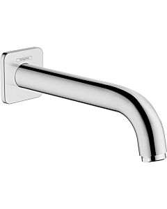 hansgrohe Vernis Shape bec de bain 71460000 montage mural, projection 204mm, chromé