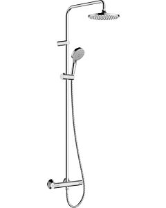 hansgrohe Vernis Blend 200 1jet Showerpipe 26318000 EcoSmart Green, mit Brausethermostat, chrom