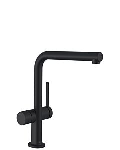 hansgrohe Talis M54-U270 robinet de cuisine 72827670 robinet d&#39;arrêt, 1jet, noir mat