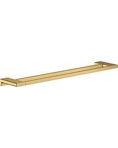 hansgrohe AddStoris Badetuchhalter 41743990 longueur 648mm, double, montage mural, métal, optique or poli