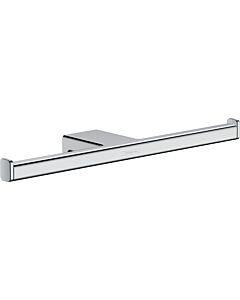 hansgrohe AddStoris Papierrollenhalter 41748000 double, montage mural, métal, chromé
