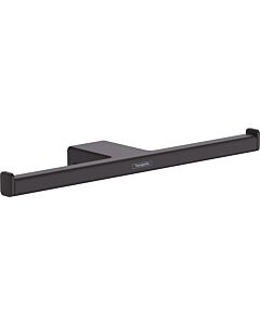 hansgrohe AddStoris Papierrollenhalter 41748670 double, montage mural, métal, noir mat