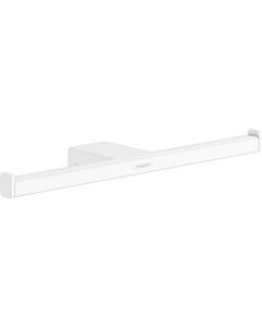 hansgrohe AddStoris Papierrollenhalter 41748700 double, wall mounting, metal, matt white