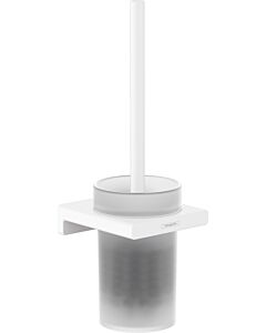 hansgrohe AddStoris WC - garniture de toilette 41752700 Fixation murale, métal, verre, blanc mat