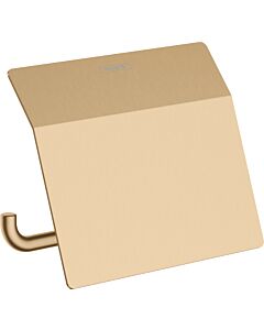 hansgrohe AddStoris Papierrollenhalter 41753140 avec couvercle, montage mural, métal, bronze brossé