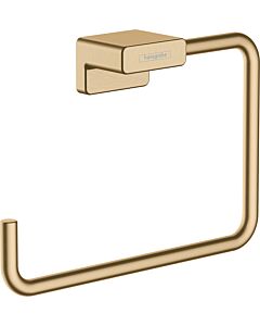 hansgrohe AddStoris Handtuchring 41754140 Wandmontage, Metall, brushed bronze