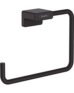 hansgrohe AddStoris Handtuchring 41754670 Wandmontage, Metall, mattschwarz