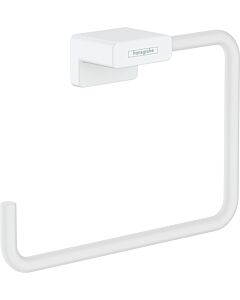 hansgrohe AddStoris towel ring 41754700 wall mounting, metal, matt white