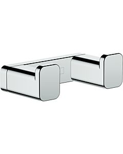 hansgrohe Crochet double AddStoris 41755000 fixation murale, métal, chromé