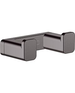 hansgrohe AddStoris Doppelhaken 41755340 Wandmontage, Metall, brushed black chrome