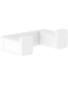 hansgrohe AddStoris Doppelhaken 41755700 Wandmontage, Metall, mattweiß