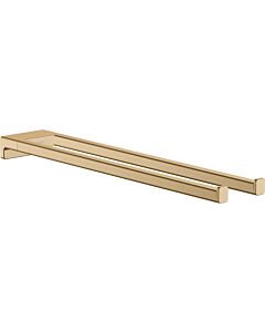hansgrohe AddStoris Handtuchhalter 41770140 Länge 445mm, zweiarmig, Wandmontage, Metall, brushed bronze
