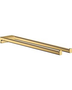 hansgrohe AddStoris Handtuchhalter 41770990 Länge 445mm, zweiarmig, Wandmontage, Metall, polished gold optic