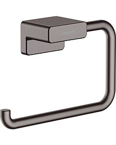 hansgrohe AddStoris Papierrollenhalter 41771340 ohne Deckel, Wandmontage, Metall, brushed black chrome