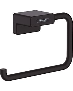 hansgrohe AddStoris Papierrollenhalter 41771670 ohne Deckel, Wandmontage, Metall, mattschwarz