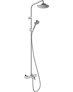 hansgrohe Vernis Blend 200 1jet Showerpipe 26079000 EcoSmart, avec thermostat bain, chromé