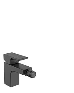 hansgrohe Vernis Shape mitigeur de bidet 71211670 avec tirette garniture de vidange , noir mat