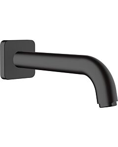 hansgrohe Vernis Shape bec de baignoire 71460670 montage mural, saillie 204mm, noir mat