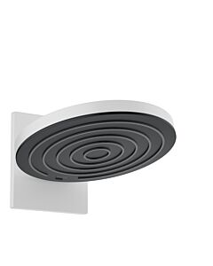 hansgrohe Pulsify overhead shower 24150700 with wall connection, matt white