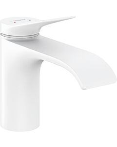 hansgrohe Vivenis 80 Waschtischarmatur 75012700 ohne Ablaufgarnitur, mattweiß