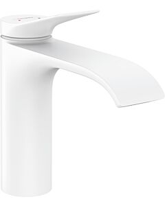 hansgrohe Vivenis 110 basin mixer 75020700  with pop-up waste set, matt white