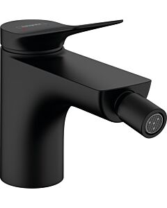 hansgrohe bidet mixer 75200670 with pop-up waste set, matt black