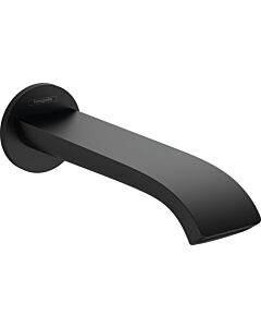 hansgrohe bath spout 75410670 wall mounting, projection 202mm, matt black