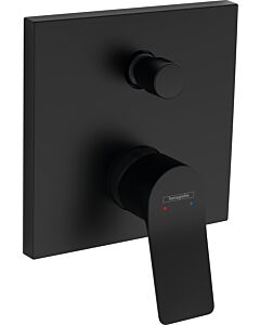 hansgrohe mitigeur bain-douche à encastrer, avec combinaison de sécurité intégrée, noir mat
