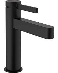 Mitigeur monocommande hansgrohe Finoris mitigeur lavabo 76025670 CoolStart, saillie 139 mm, avec tirette, noir mat