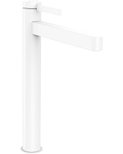 hansgrohe Finoris 260 basin mixer 76070700 for wash bowls, with push-open waste set, matt white