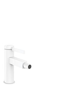 hansgrohe Finoris Bidetarmatur 76200700 mit Push-Open Ablaufgarnitur, mattweiß