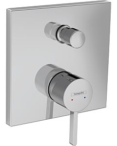 hansgrohe Finoris Fertigmontageset 76416000 Unterputz-Wannenarmatur, mit integrierter Sicherungskombination, chrom