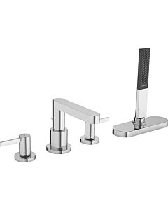 hansgrohe trim set 76444000 4-hole rim-mounted bath mixer, with sBox, chrome