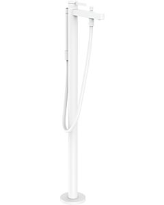hansgrohe Finoris Fertigmontageset 76445700 Wannenarmatur, bodenstehend, mattweiß