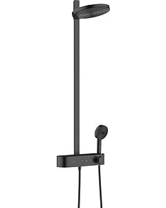 hansgrohe Pulsify S Showerpipe 260 2jet 24241670  EcoSmart mit ShowerTablet Select 400, schwarz matt