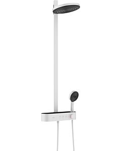 hansgrohe Pulsify S Showerpipe 260 2jet 24241700  EcoSmart with ShowerTablet Select 400, matt white