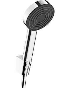 hansgrohe Pulsify S shower head holder set 24307000 105mm, 2000 water-saving spray type+ with 125 cm shower hose, chrome