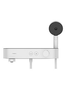 hansgrohe ShowerTablet Bath thermostat 24340700 surface-mounted, with swivelling bath spout, 2 Verbraucher , matt white