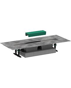 hansgrohe uBox universal Komplettsetset 56016180 60 cm, für flache Installation für Duschrinnen Fertigsets