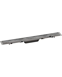 hansgrohe douche match0 RainDrain Rock 56029000 60 cm, set de finition, peut être raccourci et carrelé