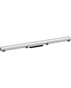 hansgrohe RainDrain Match shower channel 56040700 90cm, finish set, with height-adjustable Rahmen , matt white