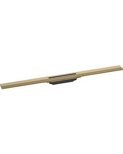 hansgrohe RainDrain Flex shower channel 56045140 90cm, finish set, can be shortened, brushed bronze