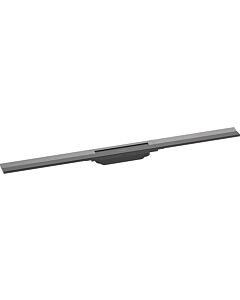 hansgrohe RainDrain Flex Duschrinne 56045340 90cm, Fertigset, kürzbar, brushed black chrome