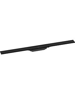 hansgrohe RainDrain Flex caniveau de douche 56045670 90cm, kit de finition, peut être raccourci, noir mat
