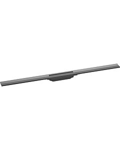hansgrohe RainDrain Flex shower channel 56046340 100cm, finish set, can be shortened, brushed black chrome