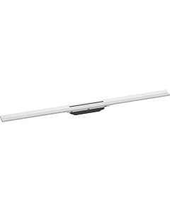 hansgrohe RainDrain Flex Duschrinne 56046700 100cm, Fertigset, kürzbar, mattweiß