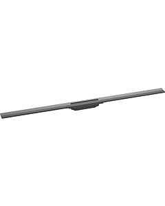 hansgrohe RainDrain Flex Duschrinne 56047340 120cm, Fertigset, kürzbar, brushed black chrome