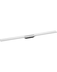 hansgrohe RainDrain Flex Duschrinne 56054700 120cm, Fertigset, kürzbar, zur Wandmontage, mattweiß
